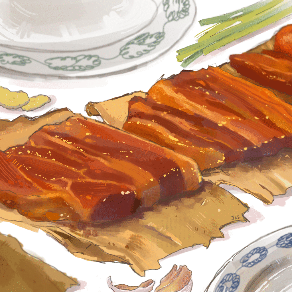 American Kitsch braised pork belly